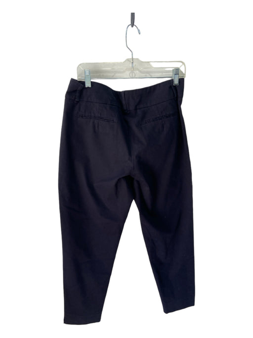 Giorgio Armani Size 44/M Black Cotton High Rise Pockets Tapered Pants Black / 44/M