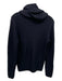 Dries Van Noten Size M Black Wool Knit Ribbed turtle neck Sweater Black / M