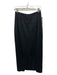 Self-Portrait Size 6 Black Polyester Tulip Hem Bead & Sequin Midi Skirt Black / 6