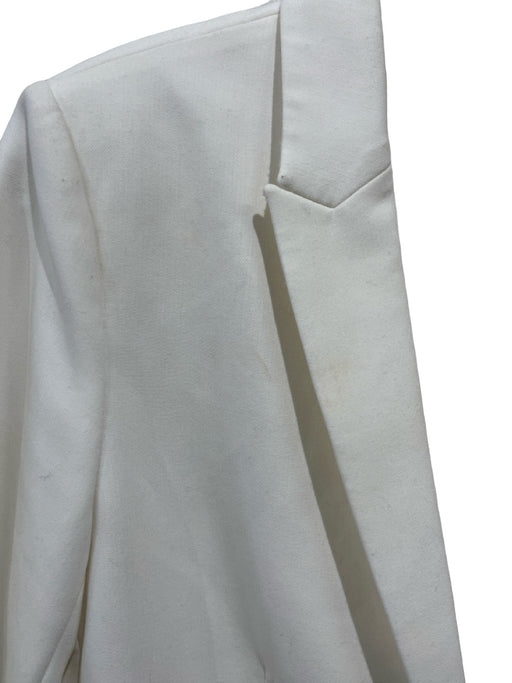 Zadig & Voltaire Size 40 Cream Polyester Blend Two Button Rhinestone Jacket Cream / 40
