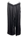 Raquel Allegra Size 2 Black Viscose Blend Elastic Waist Wide Leg Pockets Pants Black / 2