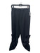 Noir Kei Ninomiya Size S Black Wool Mid Rise hook & zip Crop Pants Black / S