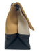 Celine Black & Beige Leather Top Flap Top Handle Colorblock Bag Black & Beige / L