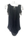 Haute Hippie Size S Black Silk Tank Rhinestone Top Black / S