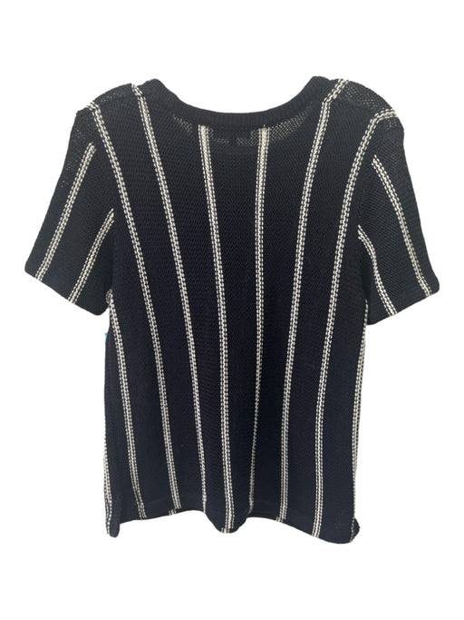 Theory Size S Knit Sweater Top Stripe Navy / S