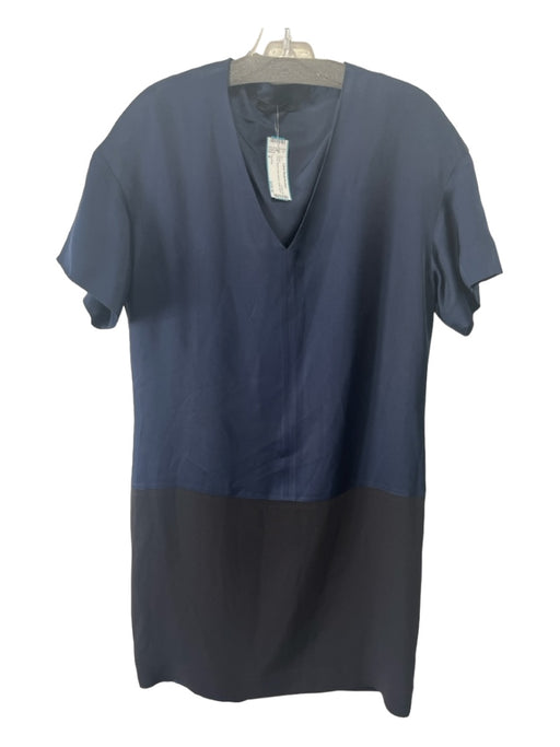 The Row Size 8 Navy Rayon short sleeve Dress Navy / 8