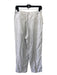 Jonathan Simkhai Standard Size S White & Black Linen Blend High Rise Pants White & Black / S