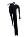 Jonathan Simkhai Size S Black Wool Blend Ribbed Knit Braided Design Dress Black / S