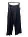 Faithful The Brand Size 6 Black Linen High Rise Wide Leg Elastic Waist Pants Black / 6