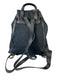 Gucci Black Canvas & Leather Guccisima Backpack Drawstring flap Bag Black / S