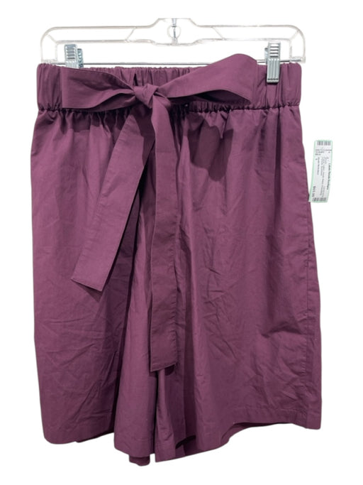 Studio Nicholson Size 1 Purple Cotton Elastic Waist Drawstring Pockets Shorts Purple / 1