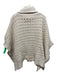 Margaret O'leary Size 1 Cream Lambswool Blend Chunky Knit Turtleneck Sweater Cream / 1