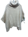 Margaret O'leary Size 1 Cream Lambswool Blend Chunky Knit Turtleneck Sweater Cream / 1