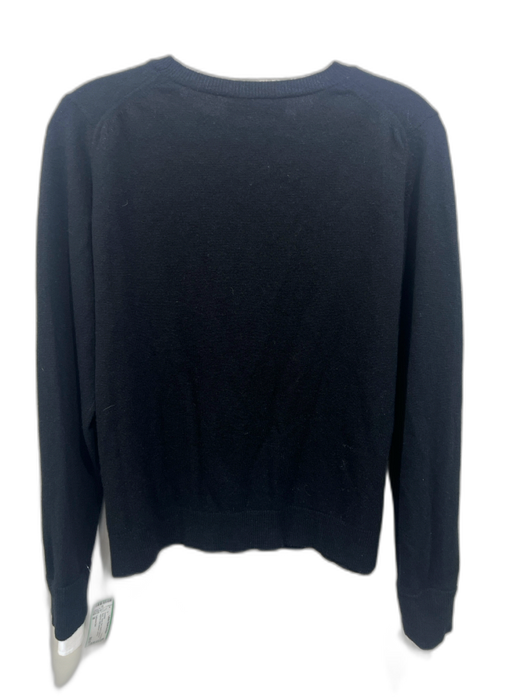Catherine Osti Size M Black, White, Red Wool & Cashmere Layered Layered Sweater Black, White, Red / M