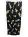 Balenciaga Size S/34 Black, White, Gold Silk Drawstring Waist High Rise Pants Black, White, Gold / S/34