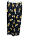 Balenciaga Size S/34 Black, White, Gold Silk Drawstring Waist High Rise Pants Black, White, Gold / S/34