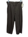 Hache Size 42/44 Brown Cotton Elastic Waistband High Waist One Button Pant Set Brown / 42/44