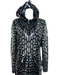 Tom Ford Size 38 Black & Silver Polyamide Blend Sequined Leopard Print Jumpsuit Black & Silver / 38