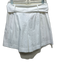 Oscar de la Renta Size 6 White Cotton Blend Pleated Front Side Zip Flare Shorts White / 6