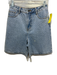 Self-Portrait Size 26 Light Wash Cotton Denim Rhinestone Button & Zip Fly Shorts Light Wash / 26