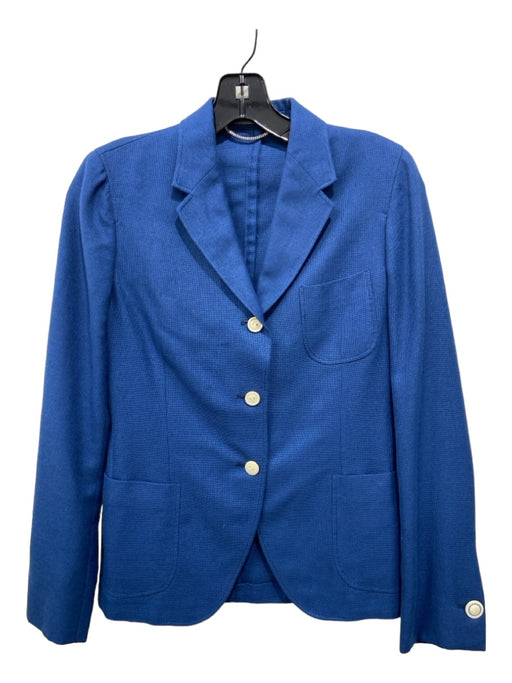 Boglioli Size 42 Blue Textile Pockets Blazer 3 Button Jacket Blue / 42