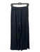 NKD T Size S Black Linen High Rise Elastic Waist Wide Leg Pants Black / S