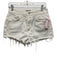 Agolde Size 27 White Cotton Denim Raw Edge High Rise Shorts White / 27