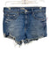 Mother Size 26 Medium Wash & Red Cotton Denim Heart Detail High Rise Shorts Medium Wash & Red / 26