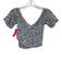Poupette St. Barth Size S Blue, White, Pink Viscose Off Shoulder Floral Top Blue, White, Pink / S