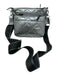 Oliver Thomas Gunmetal Silver Polyester Quilted Zip Crossbody Bag Gunmetal Silver / S
