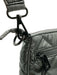 Oliver Thomas Gunmetal Silver Polyester Quilted Zip Crossbody Bag Gunmetal Silver / S