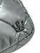 Oliver Thomas Gunmetal Silver Polyester Quilted Zip Crossbody Bag Gunmetal Silver / S