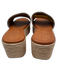 Cordani Shoe Size 39 Gold & Beige Leather Shimmer Raffia Base Platform Sandals Gold & Beige / 39