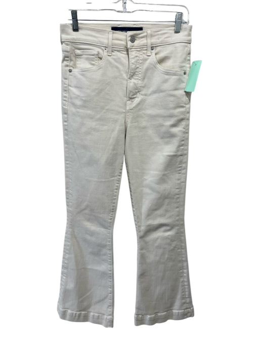 Veronica Beard Jeans Size 27 Cream White Cotton Blend Denim High Waist Jeans Cream White / 27