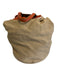 Marni Beige & Orange Canvas & Leather Bucket Shoulder Sack Bag Beige & Orange / XL