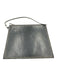 Henry Beguelin Black & Beige Leather Bamboo Handle Woven Toggle Bag Black & Beige / M/L