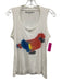Marni Size L / 40 White, Red, Blue Cotton Sleeveless Parrot Tank Top Tank Top White, Red, Blue / L / 40