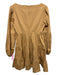 Cinq a Sept Size 2 Orange Long Sleeve Back Zip Scoop Neck Trumpet Dress Orange / 2