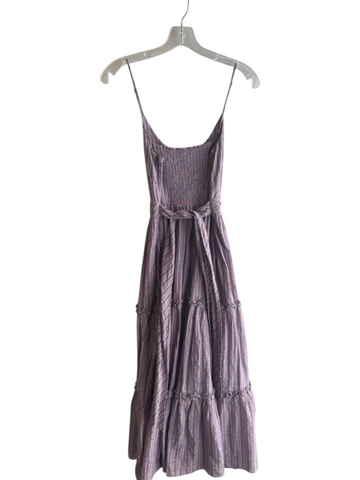 Cinq a Sept Size 0 Lavender Cotton V Neck Adjustable spaghetti straps Dress Lavender / 0