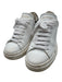 Valentino Shoe Size 7 White & Black Leather Lace Up Low Top Color Block Sneakers White & Black / 7