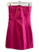 Guizio Size Small Hot pink Polyester Corset Strapless Boning Mini Dress Hot pink / Small
