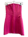 Guizio Size Small Hot pink Polyester Corset Strapless Boning Mini Dress Hot pink / Small