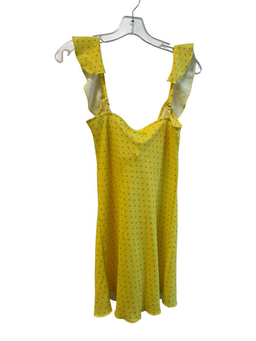 Bella Venice Size Small Yellow Polyester Lined Adjustable spaghetti straps Dress Yellow / Small