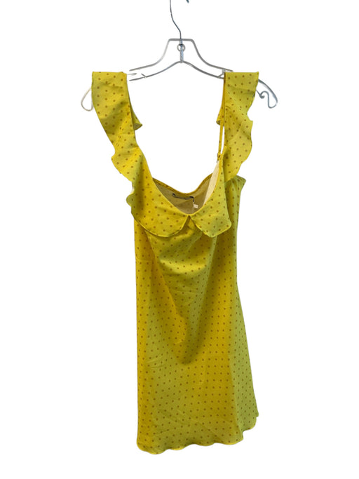 Bella Venice Size Small Yellow Polyester Lined Adjustable spaghetti straps Dress Yellow / Small