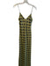 More To Come Size Small Green & Black Polyester Polka Dots Side Zip Dress Green & Black / Small