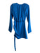 Ramy Brook Size XS Royal Blue Polyester Side Ruching Draped neck Dress Royal Blue / XS