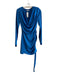Ramy Brook Size XS Royal Blue Polyester Side Ruching Draped neck Dress Royal Blue / XS