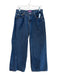 Edikted Size M Dark Wash Cotton Denim Mid Rise Zip Fly Wide Leg Jeans Dark Wash / M
