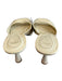 Zara Shoe Size 37 Ivory Manmade Material open toe Reptile Embossed Shoes Ivory / 37