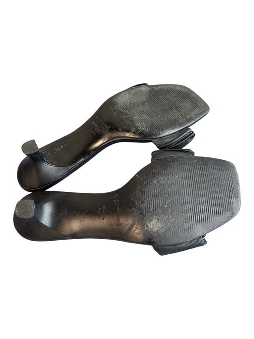 Reformation Shoe Size 7 Black Manmade Material open toe solid color Shoes Black / 7